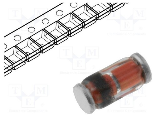 Smd minim tzmb7v5 gs08 zener - minim, tzmb7v5-gs08
